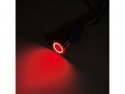 Drukknop (aan/uit) metaal IP65 waterdicht rond 16mm rood